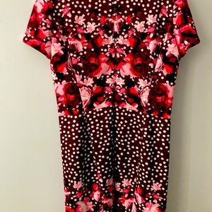 Beautiful flowers dress Eva Mendez collection